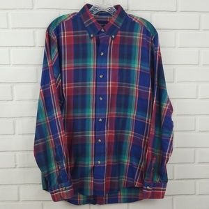 Gant Foxhunt Plaid Cotton Blend Button Down Shirt
